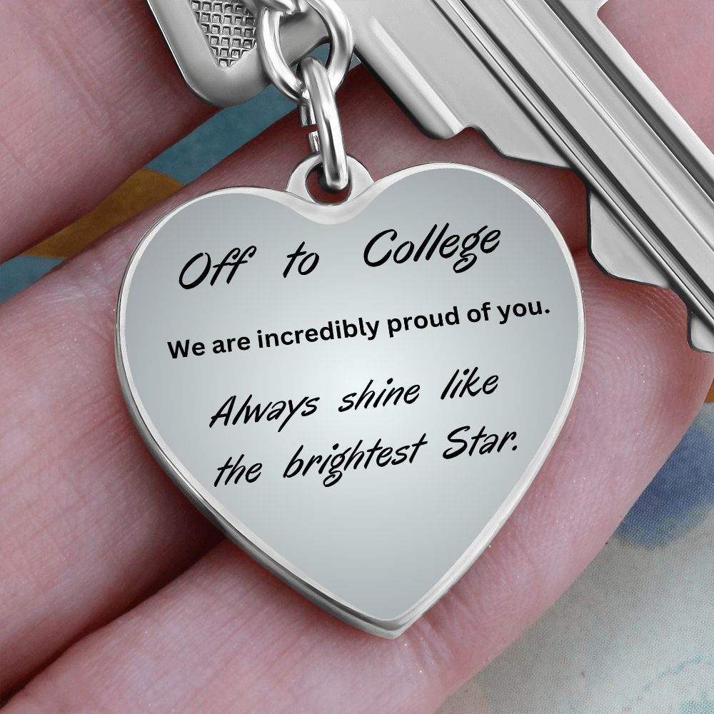 Off to College | Dorm Key Chain