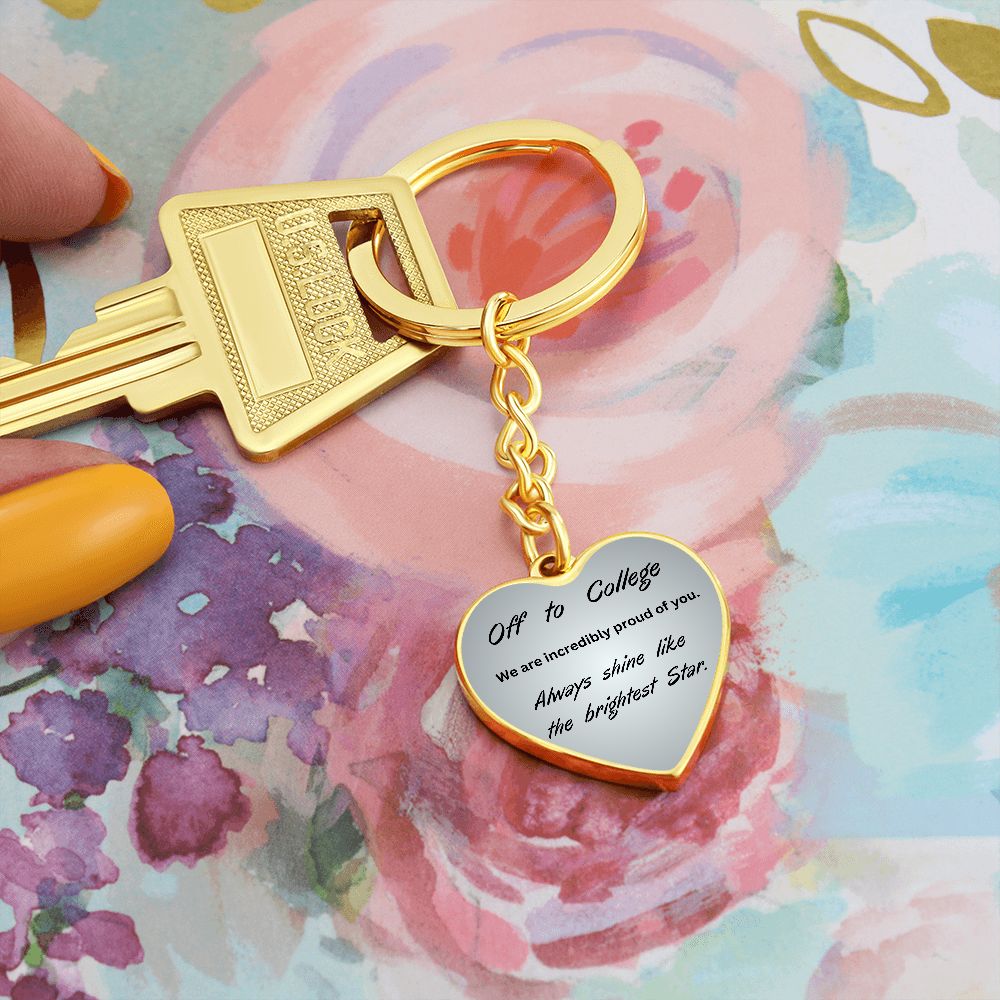 Off to College | Dorm Key Chain