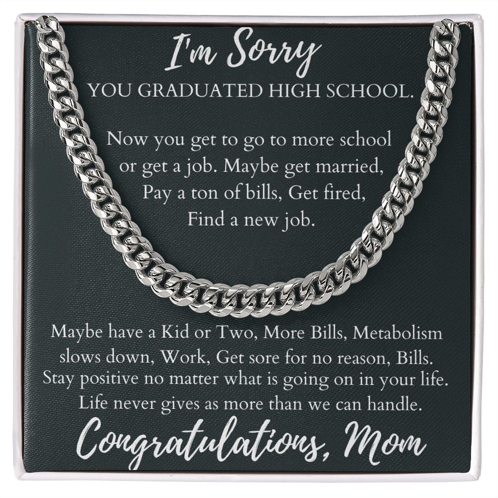 You Graduated High School