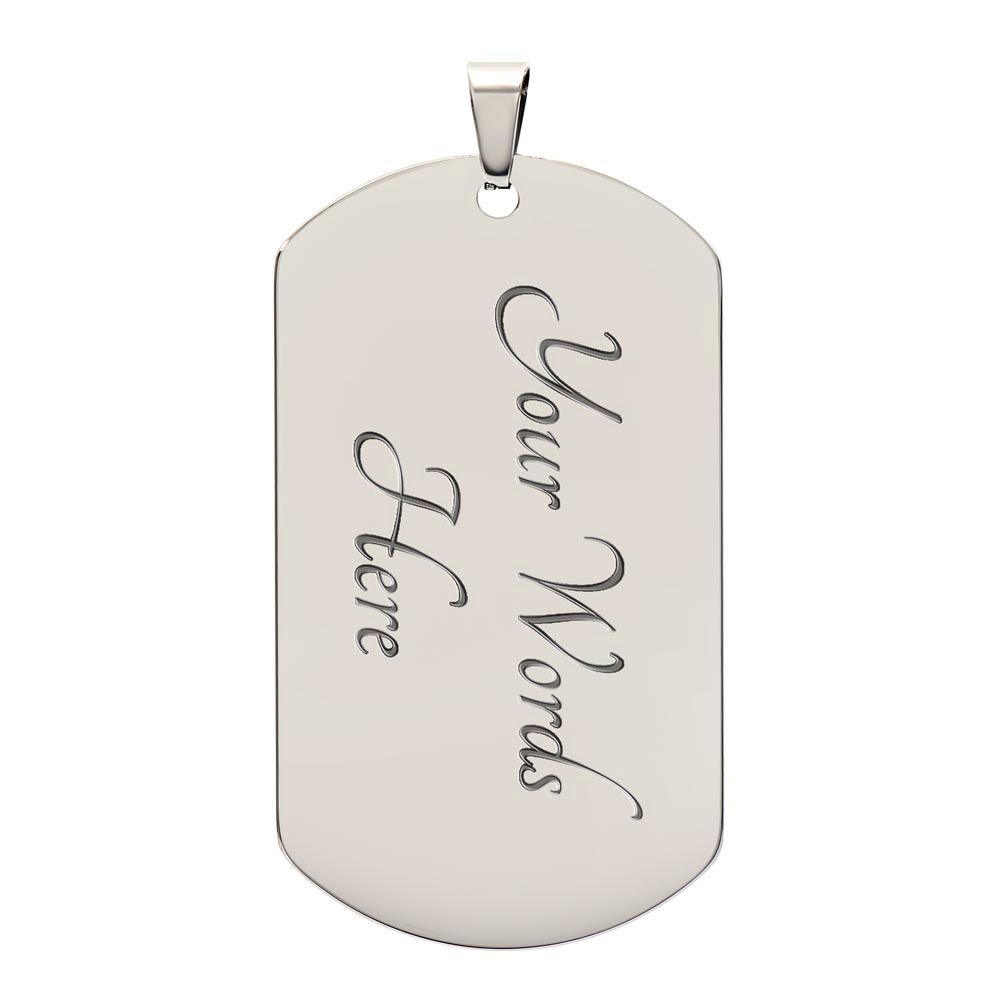 To My SON | I LOVE You Dog Tag - PerfectDeals4me