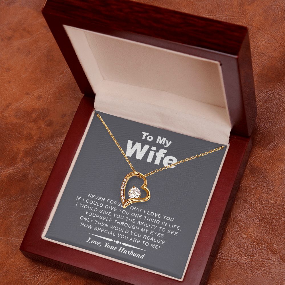 My Wife | Never Forget - Forever Love Necklace - PerfectDeals4me