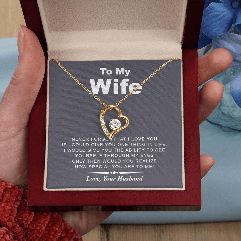 My Wife | Never Forget - Forever Love Necklace - PerfectDeals4me