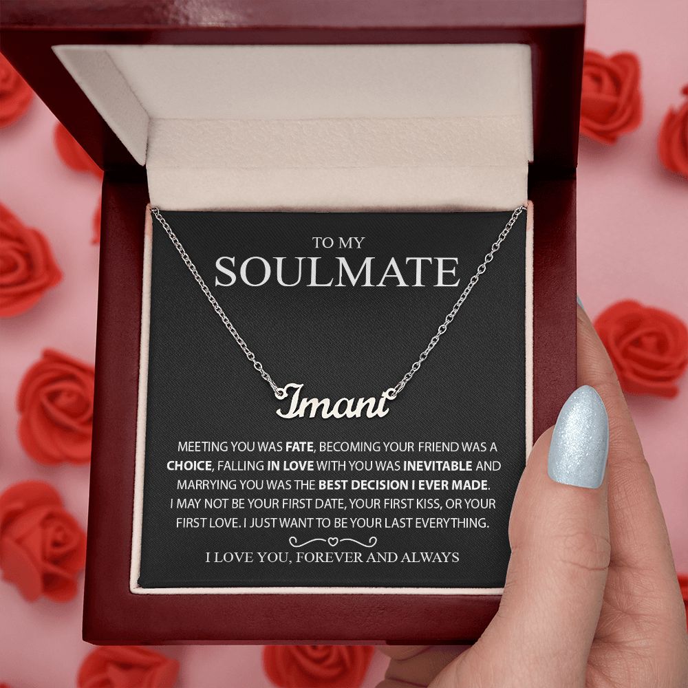 My Soulmate | Fate - Custom Name Necklace - PerfectDeals4me