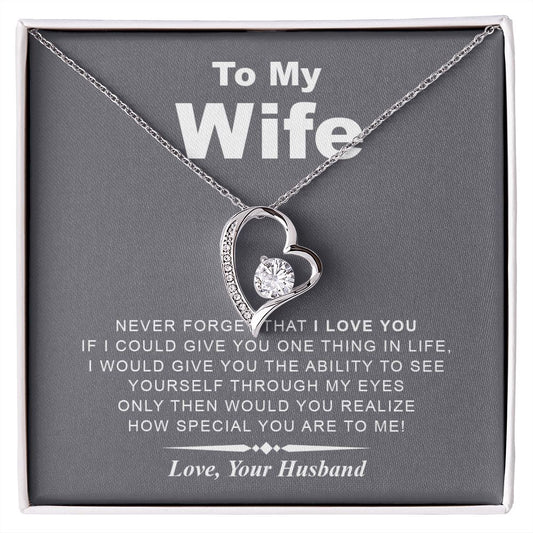 My Wife | Never Forget - Forever Love Necklace - PerfectDeals4me