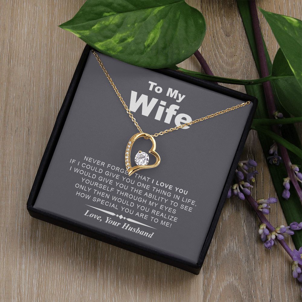 My Wife | Never Forget - Forever Love Necklace - PerfectDeals4me