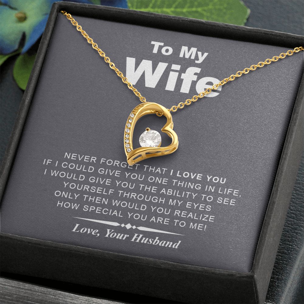 My Wife | Never Forget - Forever Love Necklace - PerfectDeals4me